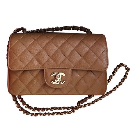 chanel mini caramel|Chanel handbags.